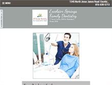 Tablet Screenshot of excelsiorspringsfamilydentistry.com